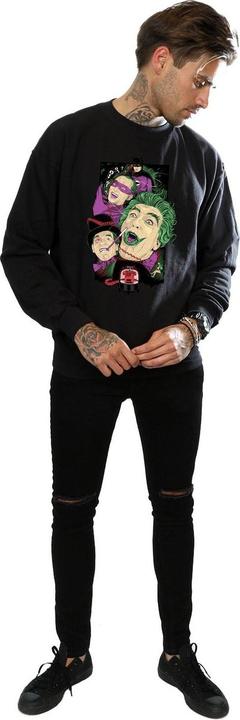 Actual product image Mens Batman TV Series Rogues Gallery Cotton Sweatshirt (L)