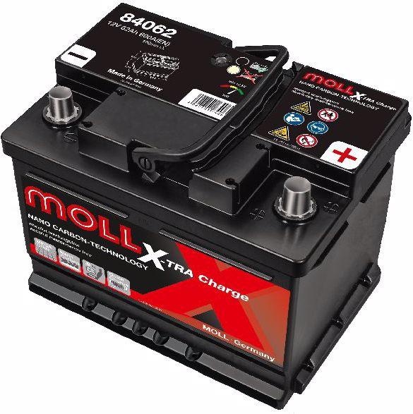 Produktbild Moll Starterbatterie X-TRA Charge (12 V, 62 Ah, 600 A)