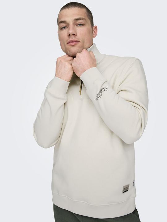 Actual product image Only & Sons Regular fit High neck sweatshirt Sweatshirt (L)
