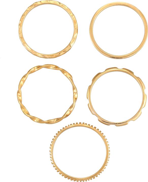 Actual product image Elli Basic Ring, Ring Set (56, 925 Silver)