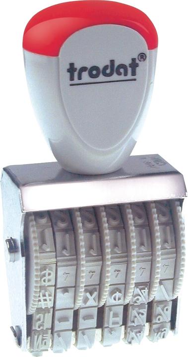 Produktbild Trodat Ziffernstempel, 6-stellig, Abdruckmaáe: 4 x 26 mm