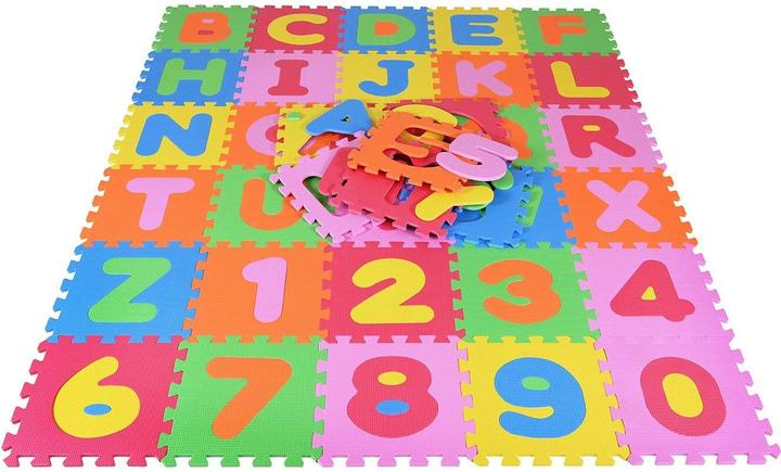 Image du produit Knorrtoys Puzzlematte - "Alphabet + Zahlen" /36-tlg./30cm (30 x 30 cm)