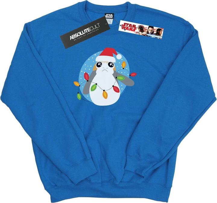 Produktbild Star Wars The Last Jedi Porg Christmas Lights Sweatshirt (XXL)