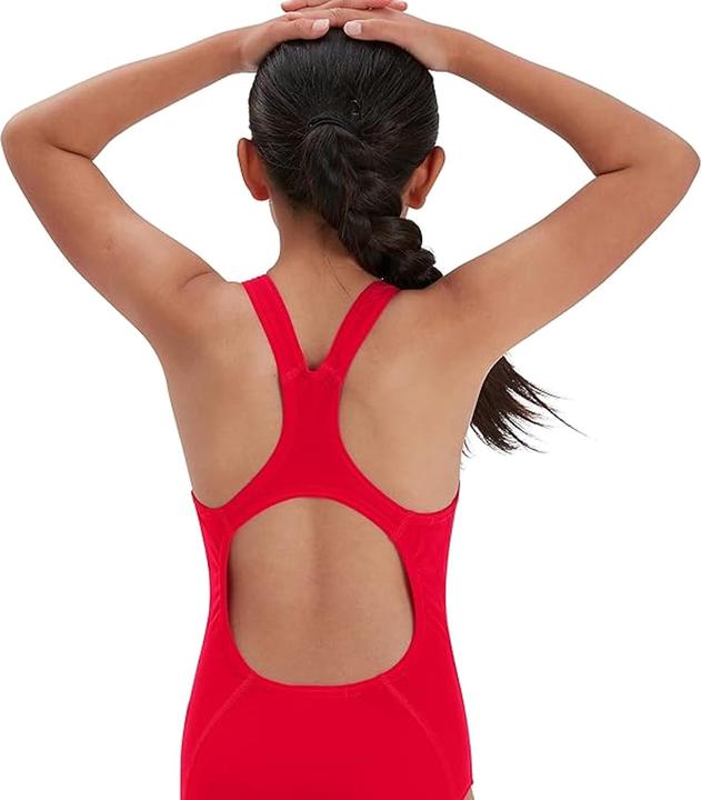 Actual product image Speedo Girls Medalist Endurance+ One Piece Swimsuit (140)