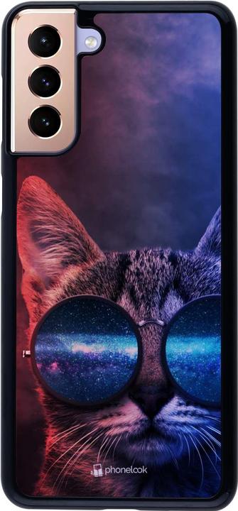 Image du produit PhoneLook Coque Red Blue Cat Glasses (Samsung Galaxy S21+ 5G)