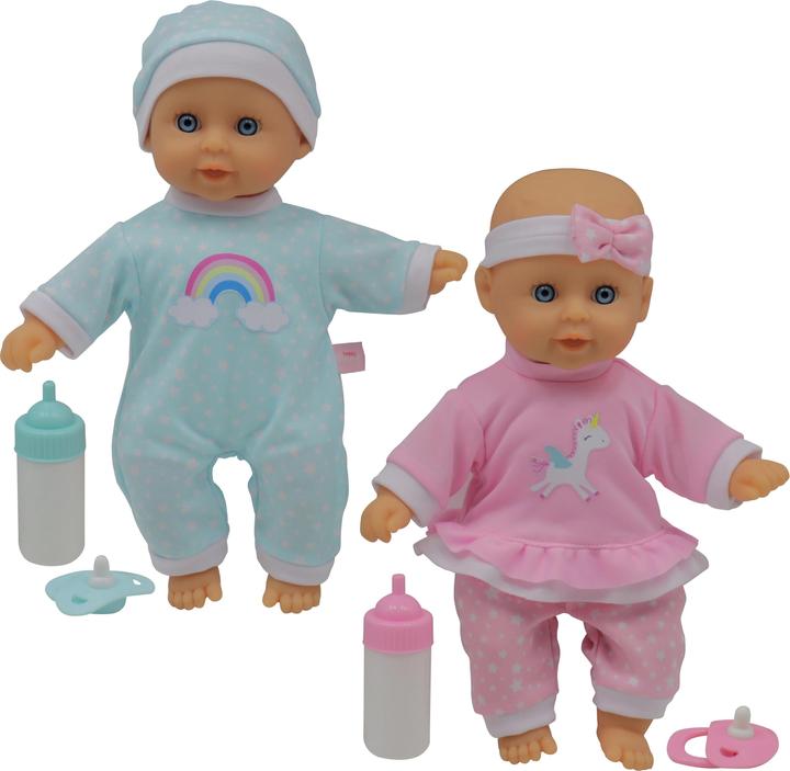 Actual product image happytoys Twin Baby dolls 30cm (504221)