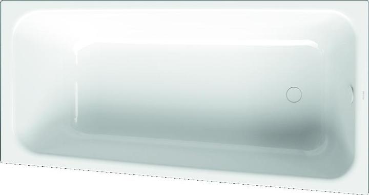 Image du produit Bette Baignoire d'angle BetteSpace M, 170x90cm, 1141, 1 dossier incliné, blanc, montage à droite (192 l, 170 cm, 90 cm)