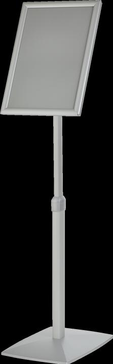 Produktbild Franken Infoständer "Universal", DIN A3, Höhe: 910-1.310 mm Aluminium-Klapprahmenprofil mit Kunststoffecken (A3)