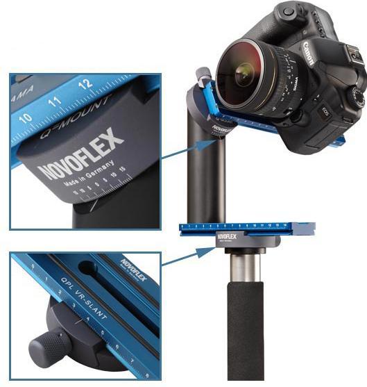 Image du produit Novoflex VR-SLANT, système de réglage panoramique (Adaptateur pour pied)
