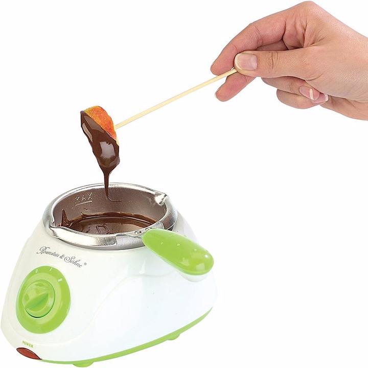 Immagine prodotto Rosenstein & Söhne Chocolatière elettrica, set di pentole per fondere il cioccolato