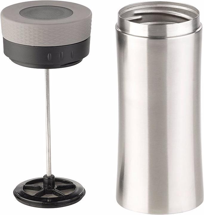 Actual product image Rosenstein & Söhne 2in1 stainless steel thermo cup with French press system (0.48 l)