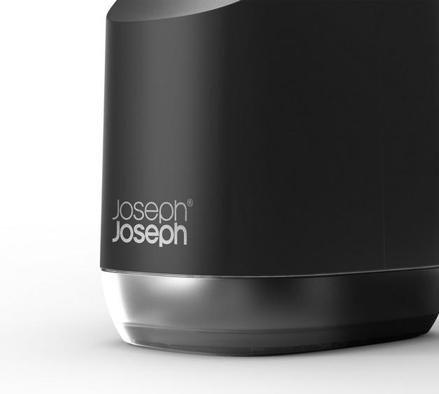Productafbeelding Joseph Joseph Slim Compact zeepdispenser mat zwart