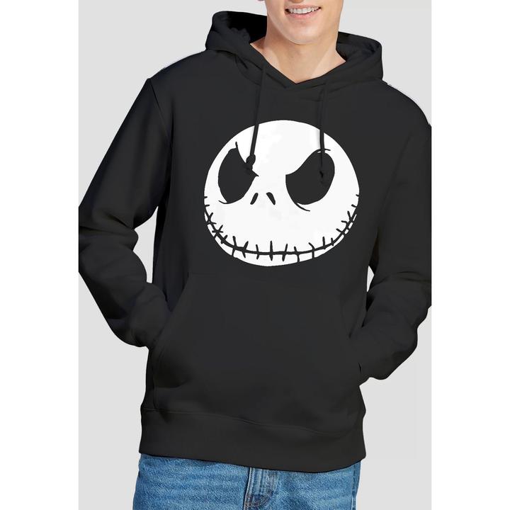 Immagine prodotto The Nightmare Before Christmas Felpa con Cappuccio Jack Viso Uomo (S)
