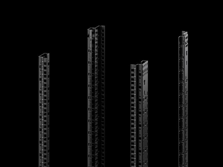 Actual product image Rittal 19" profile rails standard, rear, 15 U