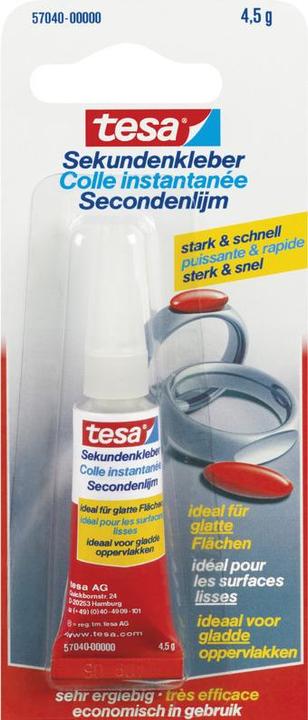 Actual product image tesa Superglue in a blister pack (4.50 g)