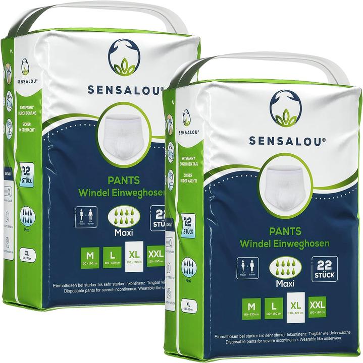 Immagine prodotto Sensalou Pannolini per adulti Pantaloni per incontinenza (44 x, XL)