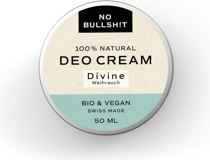 Actual product image NO BULLSH!T Deo Cream Divine (Crème, 50 ml)