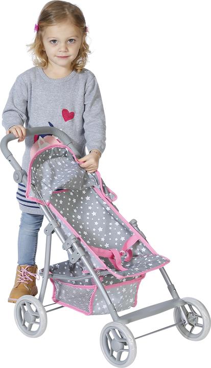 Actual product image Knorrtoys Puppenbuggy Liba - Star grey