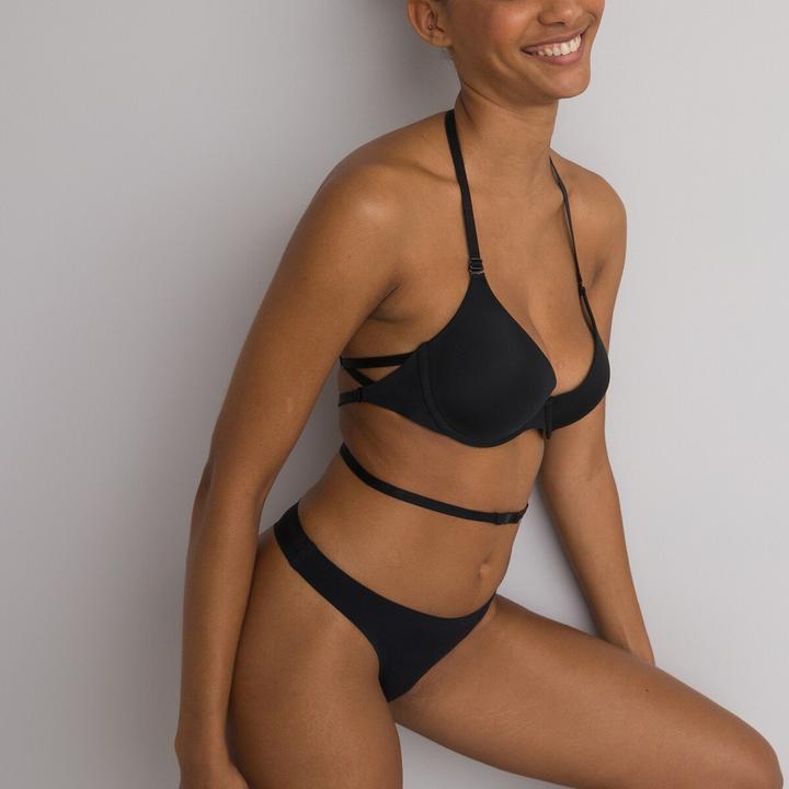 Image du produit La Redoute Collections Lot de 2 strings sans couture en microfibre (42, lot de 2)