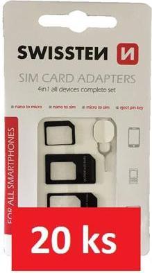 Produktbild Swissten SIM Adapter 4in1