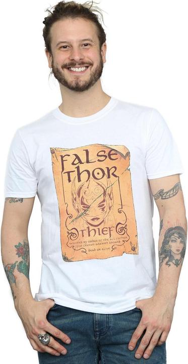 Image du produit - T-shirt THE MIGHTY THOR FALSE THOR POSTER - Homme (3XL)