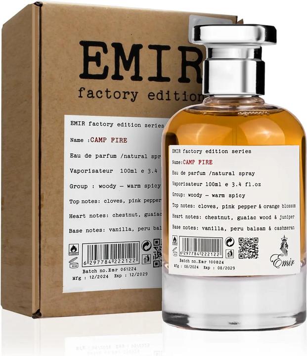Paris Corner Emir Camp Fire Factory Edition - EDP - Volume: 100 ml (Eau de Parfum, 100 ml)