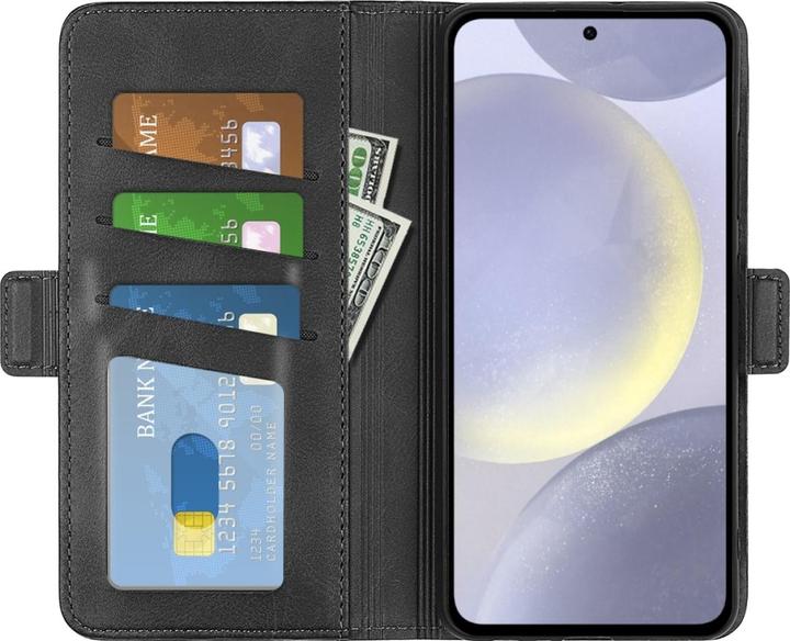 Screenguard Étui en cuir CardLounge (Samsung Galaxy S24+)