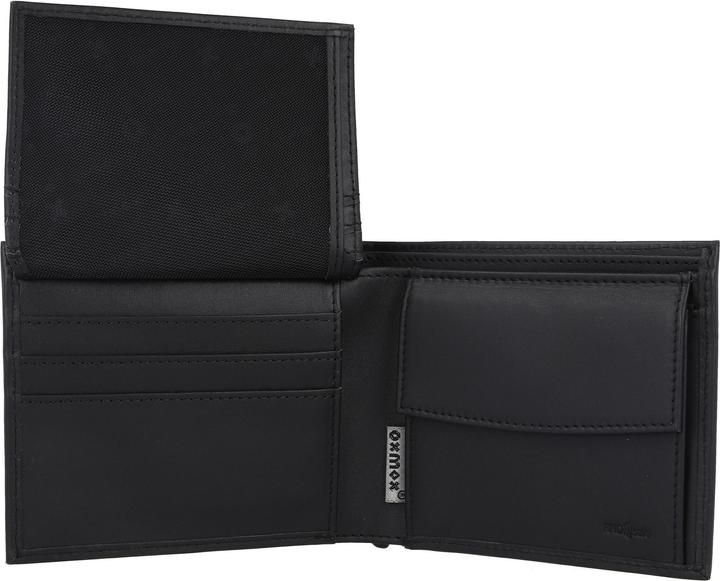 Actual product image Oxmox Leather wallet RFID protection leather 12 cm