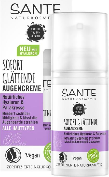 Sante Natürliches Hyaluron (Crème, 15 ml, Tag + Nacht)