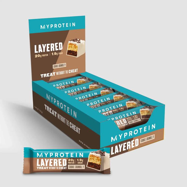 Actual product image MyProtein Retail Layered Bar (12 x 60G) (Cookie Crumble, 12 pcs., 720 g)