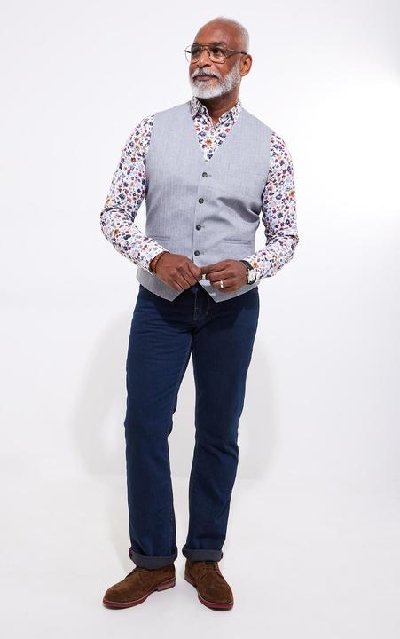 Immagine prodotto Joe Browns Herringbone Linen Blend Waistcoat (54)
