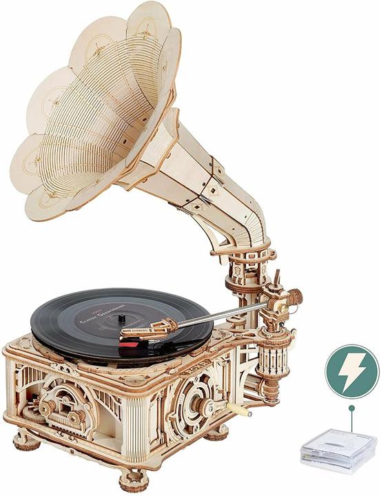 Actual product image Rokr Classical Gramophone (elektrisches Modell) (424 pieces)