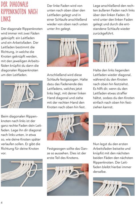 Actual product image Simple macramé creative set. With instruction book and material