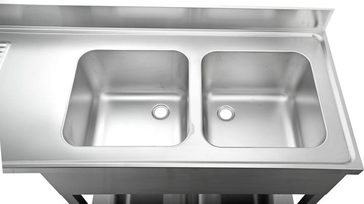 Produktbild Gastro Hero Spülzentrum Basic mit Becken rechts (Spülbecken Zubehör, 60 cm, 160 cm)