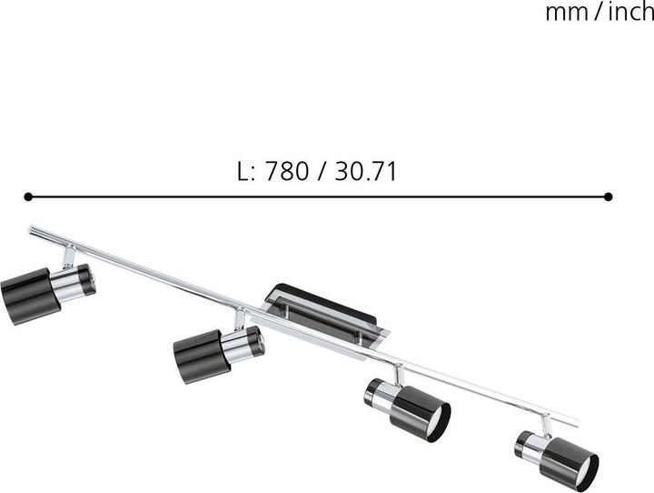 Actual product image EGLO Davida 1 (400 lm, GU10)