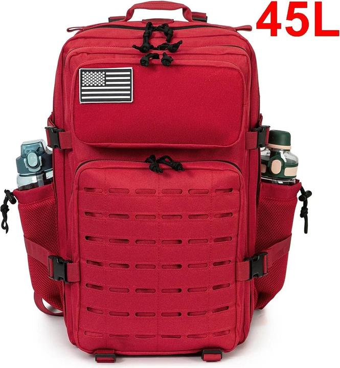 Immagine prodotto Only-Bags.Store Zaino tattico Outdoor Survival Bug Out Bag piccolo zaino scuola Hking con portabicchieri (25 l)