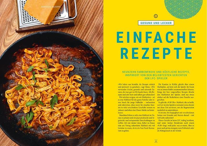 Actual product image Essen wie die Champions (German, Mona Nemmer, Liverpool FC, Cornelia Stoll, 2022)