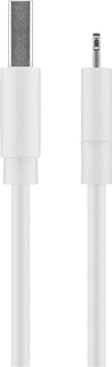 Actual product image Goobay Lightning USB charging and synchronisation cable (0.50 m, USB 2.0)