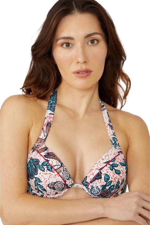 Actual product image Universal Textiles Womens/Ladies Savannah Floral Padded Bikini Top (75 D)