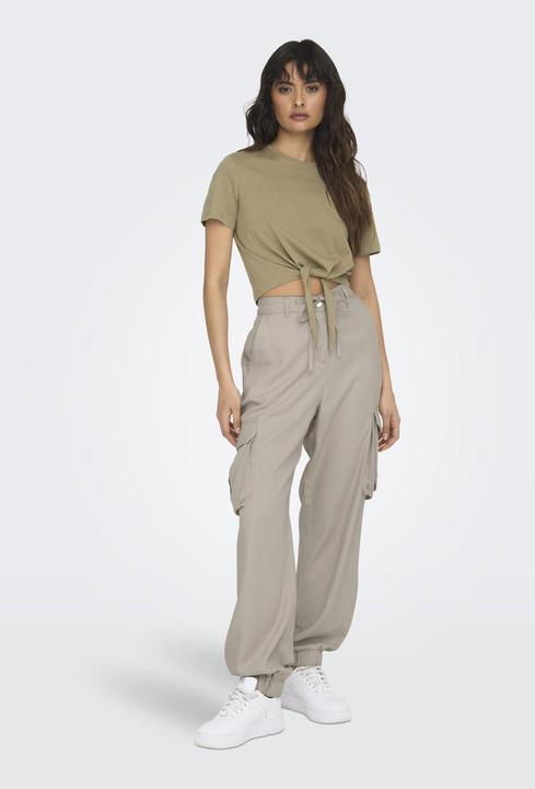 Produktbild Only Cargo Schnitt Mittlere Taille Anliegende Bündchen Trainingshose Cargo-Hose (M)