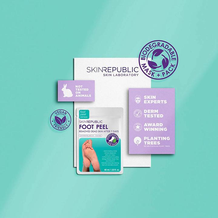 Produktbild Skin Republic Foot Peel (Fusscrème & Fussgel, 40 ml)