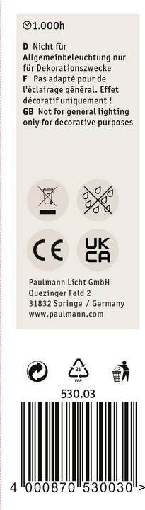 Image du produit Paulmann Cosylight (E14, 3 W, 1 lm, 1 x)