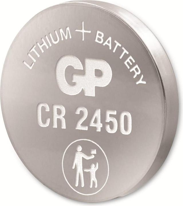 Actual product image GP Batteries Button cell Lithium CR2450, 5 pcs. (5 pcs., CR2450, 610 mAh)