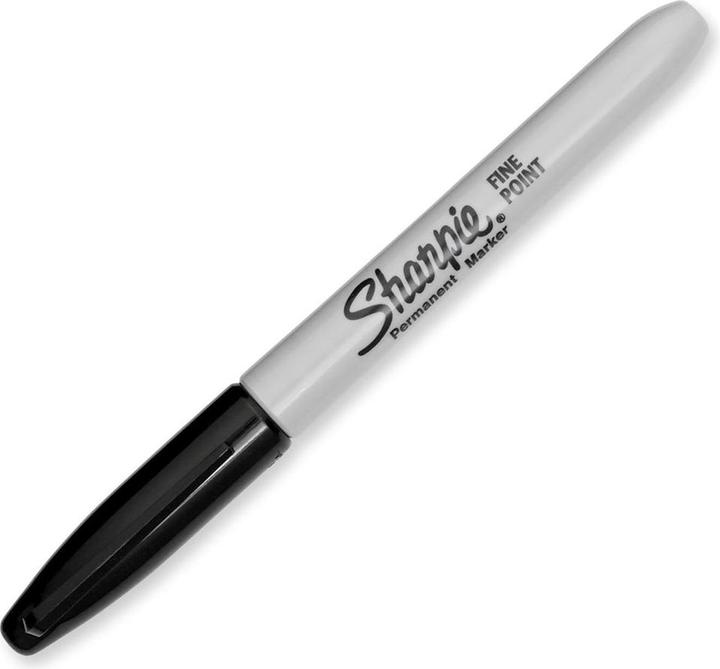 Produktbild Sharpie Fein (Weiss, Schwarz, 0.90 mm, 2 x)