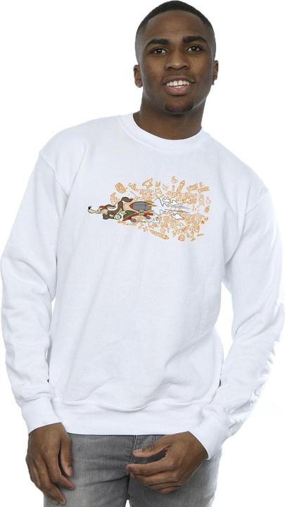 Immagine prodotto Looney Tunes ACME Doodles Wile E Coyote Felpa Uomo (XL)