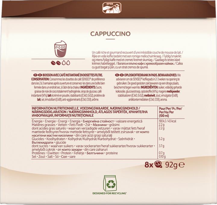 Image du produit Senseo Cappuccino 8Er (8 x Port.)
