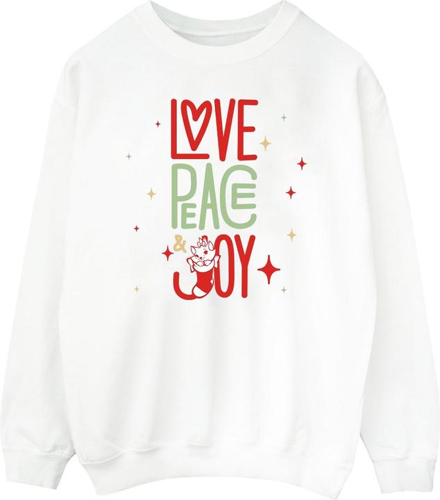 Produktbild Disney The Aristocats Marie Love Peace Joy Sweatshirt (M)
