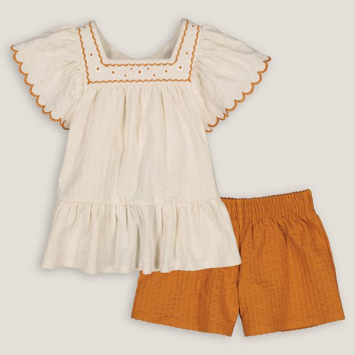 Produktbild La Redoute Collections Set aus Bluse und Shorts (86)
