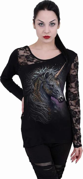 Immagine prodotto Spiral Celtic Unicorn Maglietta Manica Lunga Donna (XL)