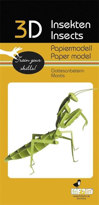 Produktbild Fridolin 3-D Papiermodell "Gottesanbeterin"
